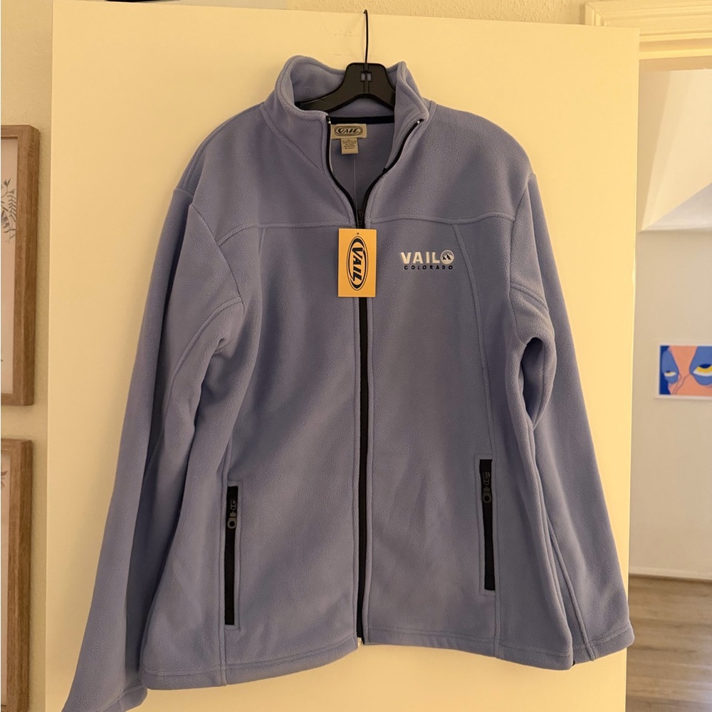 Vail Colorado Light Lavender Fleece Jacket